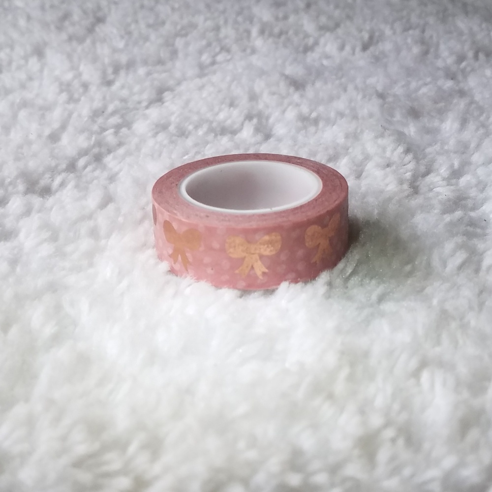 Gold Bow Washi Tape